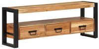 vidaXL TV-Schrank 120x30x45 cm Massivholz Akazie