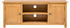 vidaXL TV-Schrank 110x35x44 cm Massivholz Eiche