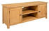 vidaXL TV-Schrank 110x35x44 cm Massivholz Eiche
