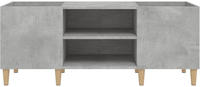Vidaxl - Plattenschrank Betongrau 121x38x48 Cm Holzwerkstoff