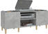 vidaXL Plate cabinet 121x38x48 cm cement grey (831929)