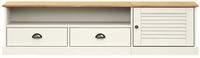vidaXL TV cabinet Vigo 156x40x40 cm solid pine white (353173)