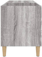 vidaXL Plattenschrank Grau Sonoma 84,5x38x48 cm Holzwerkstoff