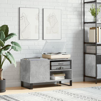 vidaXL Plate cabinet cement grey 85x38x48 cm (831712)