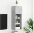 837007: vidaXL Mobile porta TV con Luci LED 30,5x30x90 cm