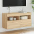 Sonoma Oak: vidaXL TV cabinet with LED 80x30x40 cm