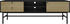 SalesFever TV-Lowboard 150x40x60 cm schwarz-eiche