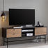 SalesFever TV-Lowboard 150x40x60 cm schwarz-eiche