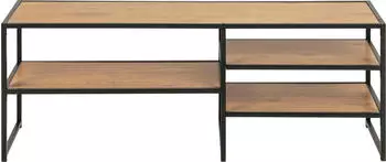 Actona TV-Schrank 120x33x46 cm Eiche schwarz-natur