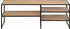 Actona TV-Schrank 120x33x46 cm Eiche schwarz-natur