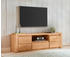 Home Affaire Lowboard Burani, grifflose Optik, Fernsehtisch, Kernbuche teilmassiv | Kernbuchefarben