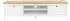Mid.you Lowboard Eiche 1 Fach 2 Schubladen 160x45x40 cm (2478013405)