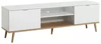 Goteborg Meuble Tv Scandinave Blanc - L 160 Cm