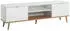 Mid.you TV-Element weiß Sonoma Eiche massiv Eiche 160x50x40 cm (2478011804)