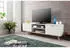 Mid.you TV-Element weiß Sonoma Eiche massiv Eiche 160x50x40 cm (2478011804)