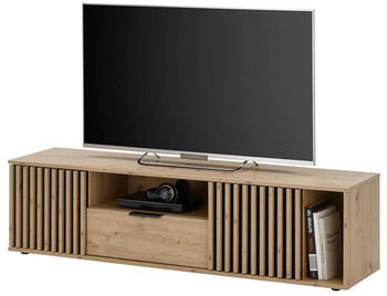 Livetastic Tv-Element Grau Eiche 2 Fächer 153x44x44 cm (572041101)