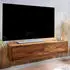 Mid.you Lowboard aus massivem Sheesham 2 Schubladen 108x25x34 cm (850049385)