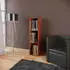 Mid.you Schallplattenregal Walnuss 2 Fächer 34x115x29 cm CD- und DVD-Regale (657005704)