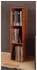 Mid.you Schallplattenregal Walnuss 2 Fächer 34x115x29 cm CD- und DVD-Regale (657005704)