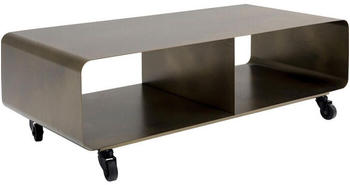 KARE Lowboard Wei&szlig; Glas Buche 1 F&auml;cher 140x45x42 cm (1838000501)