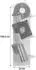 Mid.you Schallplattenregal Eichenhonig 33x106,5x25,6 cm CD- und DVD-Regale (657010305)