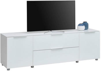 Voleo Lowboard Schwarz Eiche Artisan 2 F&auml;cher 173x63x47 cm (554000108)