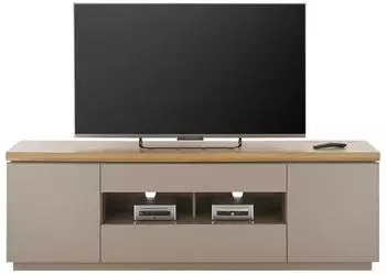 Robas Lund Boxxx Lowboard Schwarz furniert 2 F&auml;cher 120x56x40 cm (196034401)