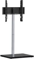 MID.YOU TV-RACK Schwarz, Silber 100x60x45 cm