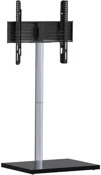 Mid.you TV-Rack schwarz silber 100x60x45 cm schwenkbar (657019701)