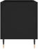 vidaXL Plattenschrank 74,5x38x48 cm Sonoma-Eiche schwarz