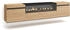 Skraut Home Lowboard 200x35x45cm Eiche schwarz
