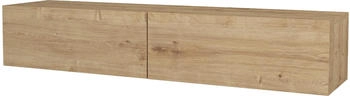 en.casa Fernsehschrank Toivakka 135x31x25cm Eiche Eicheoptik