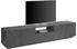 INOSIGN Lowboard Vega 220 cm Zement-Optik grau