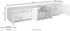 INOSIGN Lowboard Vega 220 cm Zement-Optik grau