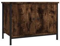 Vidaxl - Tv-schrank Mit T&uuml;ren R&auml;uchereiche 60x35x45 Cm Holzwerkstoff