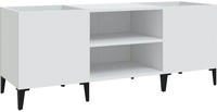 vidaXL Plattenschrank Wei&szlig; 121x38x48 cm Holzwerkstoff