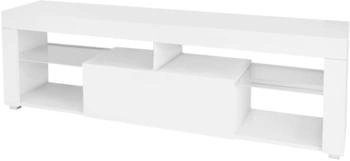 ML-Design TV-Lowboard 140x51x35 cm Weiß