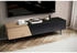 Livetastic Lowboard Derby Schwarz Eiche Wotan 140x31,5x32,5 cm (850041501)