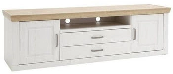 Landscape Tv-Element Grau Wei&szlig; Betonoptik 2 Schubladen 92x38x58 cm (196045510)