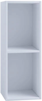 Mid.you Schallplattenregal wei&szlig; 1 Fach 34x72x30 cm CD- & DVD-Regale (657005705)