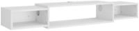 Vicco - Tv-schrank Nordic, Wei&szlig;, 139.7 X 20.3 Cm Mit Offenen Regalen