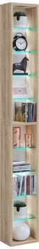 VCM Regal, Wandregal H&auml;ngeregal Wandboard Holzregal Rasito XL (21 x 14 x 152 cm) Braun