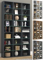 Holz CD DVD Standregal B&uuml;cherregal Regal Zilas XL