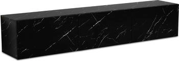 Finebuy TV Schrank (160 x 30 x 30 cm) Schwarz
