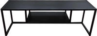 [en.casa] - Fernsehtisch Isokyr&ouml; Metall 120x40x40 Cm Schwarz