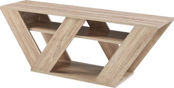 en.casa Fernsehtisch Nome 110x30x40cm Eicheoptik (110 x 30 x 40 cm) Braun