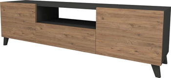 en.casa Torsby (140 x 30 x 46 cm) Braun