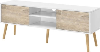 en.casa Eskilstuna (120 x 29.5 x 46.5 cm) Weiss
