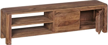 Finebuy Lowboard (140 x 40 x 35 cm) Braun