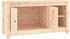 vidaXL TV-Schrank Massivholz Kiefer Braun (814589)